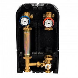 Насосная группа с 3-х ходовым приводным смесителем 1″ Stout без насоса 29kW(DT10°C) Stout  Италия