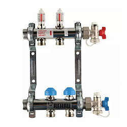 Распределительный коллектор Rehau HKV-D 1″- 3/4″ 2 выхода Рехау  Германия