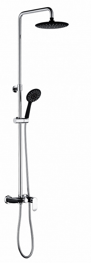 Душевой релинг черный+хром Ganzer GZ22062-C
