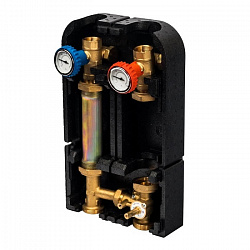 Насосная группа с 3-х ходовым приводным смесителем 1″ Stout без насоса 29kW(DT10°C) Stout  Италия