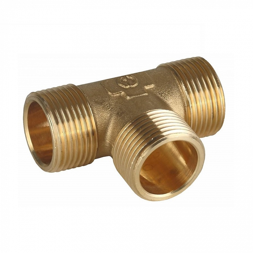 Тройник латунный Millennium 1/2″ НР