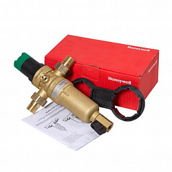 Фильтр тонкой очистки Honeywell Resideo Braukmann FK06 1/2″ААM с редуктором Honeywell-Braukmann  Германия