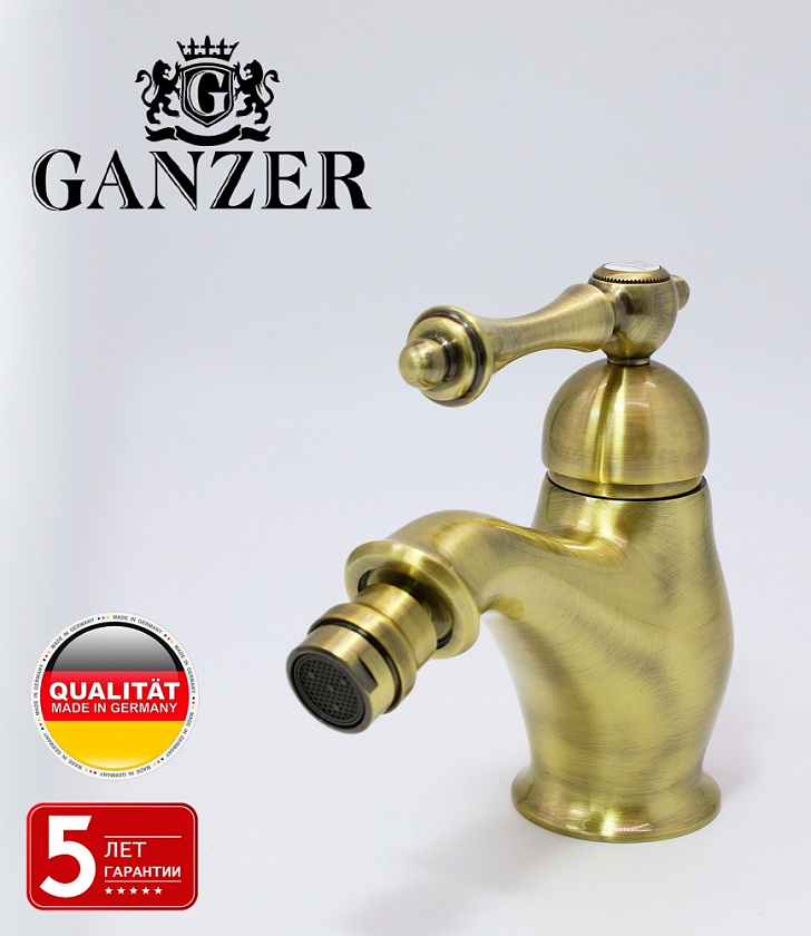 Смеситель для биде (бронза) Ganzer GZ77012-D