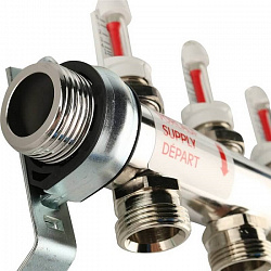 Распределительный коллектор Rehau HKV-D 1″- 3/4″ 2 выхода Рехау  Германия